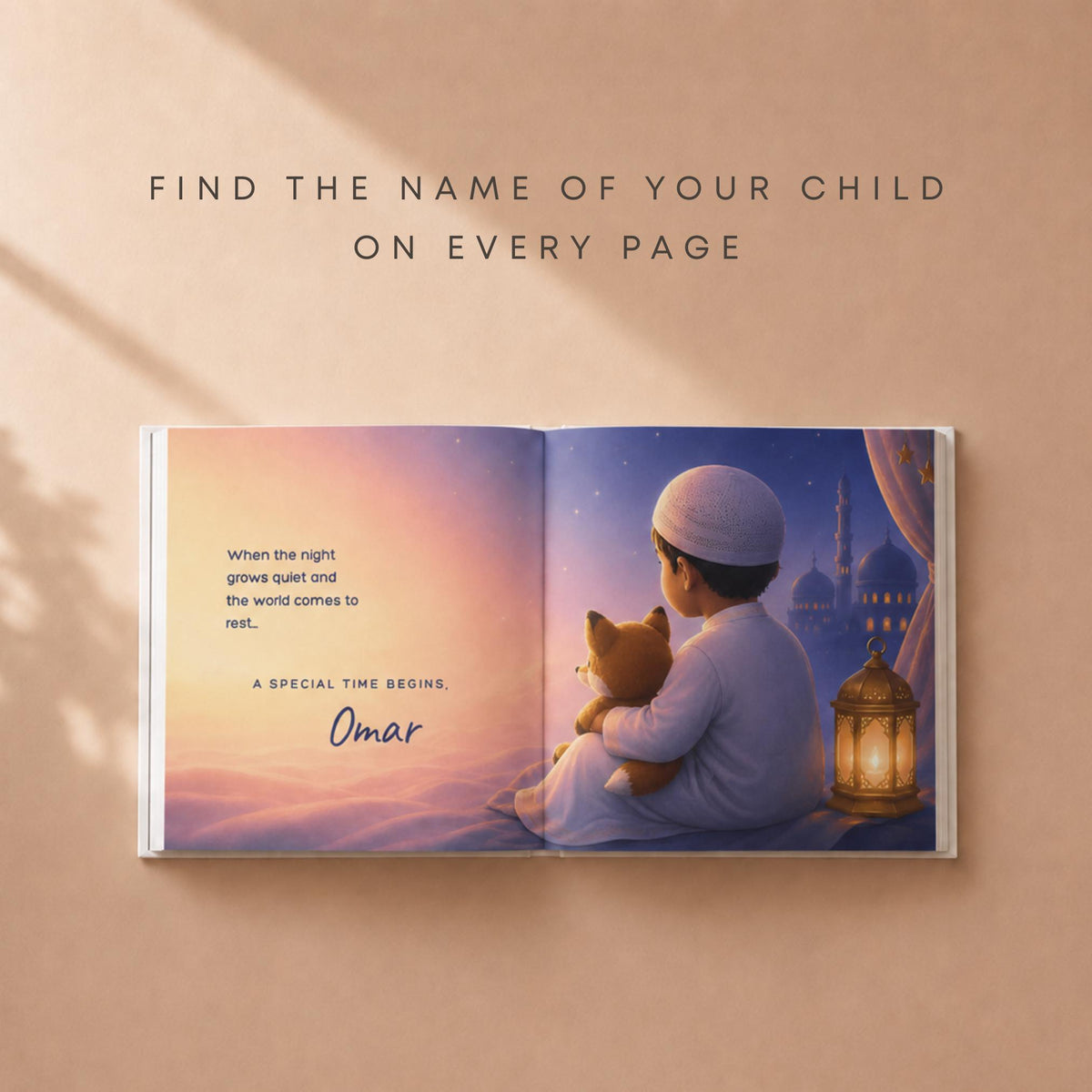 Personalized Islamic Children's Book - Custom Muslim Bedtime Story, Allah Keepsake (Ramadan Gift)