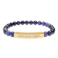 Personalized Stainless Steel Bar Bracelet | Engraved Islamic Gift for Her