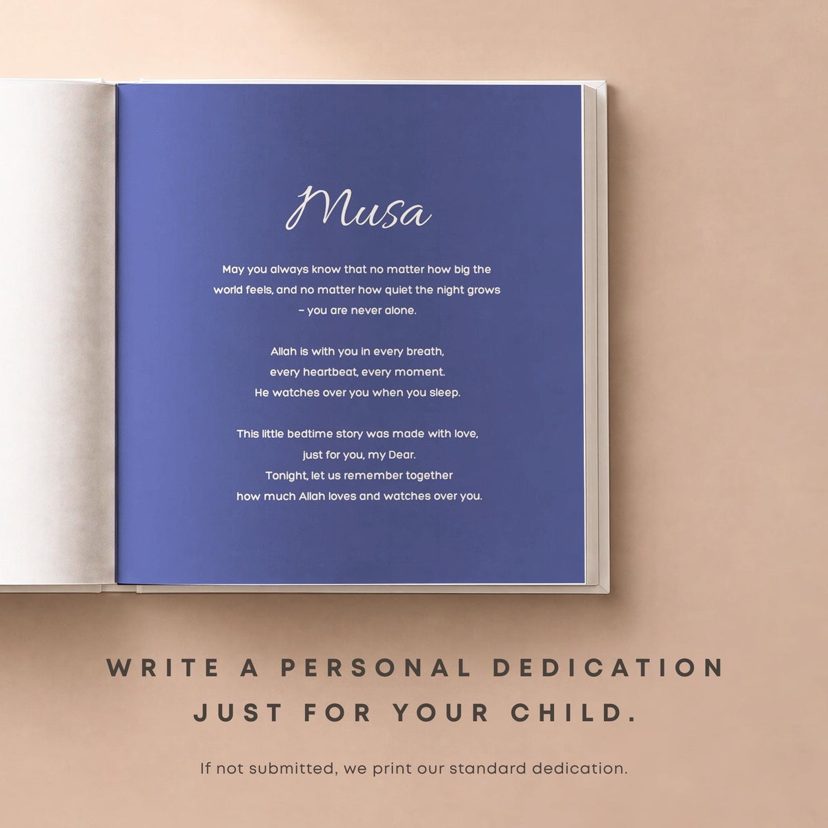 Unique baby boy gift | Personalized muslim story book | Custom ramadan baby book for Boy - Islamic Bedtime Keepsake Eid Gift