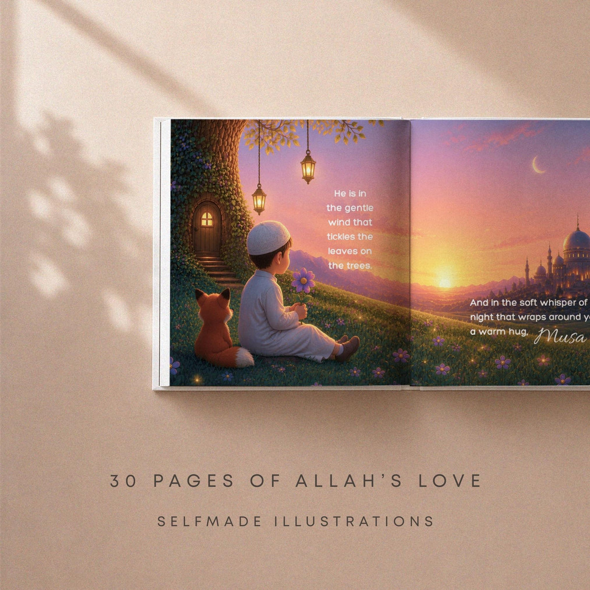 Unique baby boy gift | Personalized muslim story book | Custom ramadan baby book for Boy - Islamic Bedtime Keepsake Eid Gift