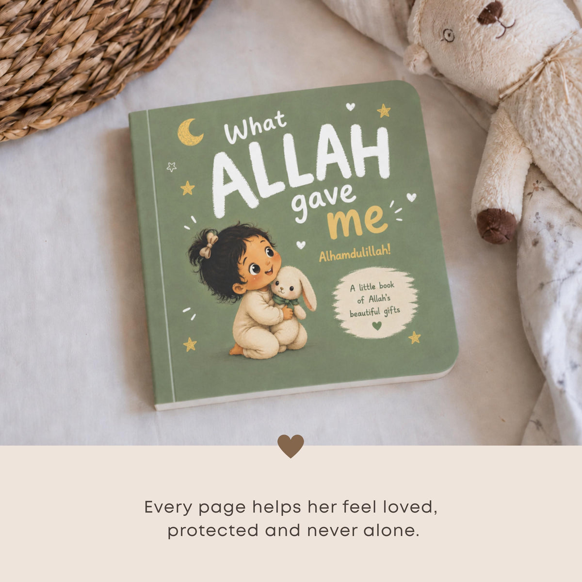 Islamic Board Book for Toddlers | Baby Blessing Gratitude Book