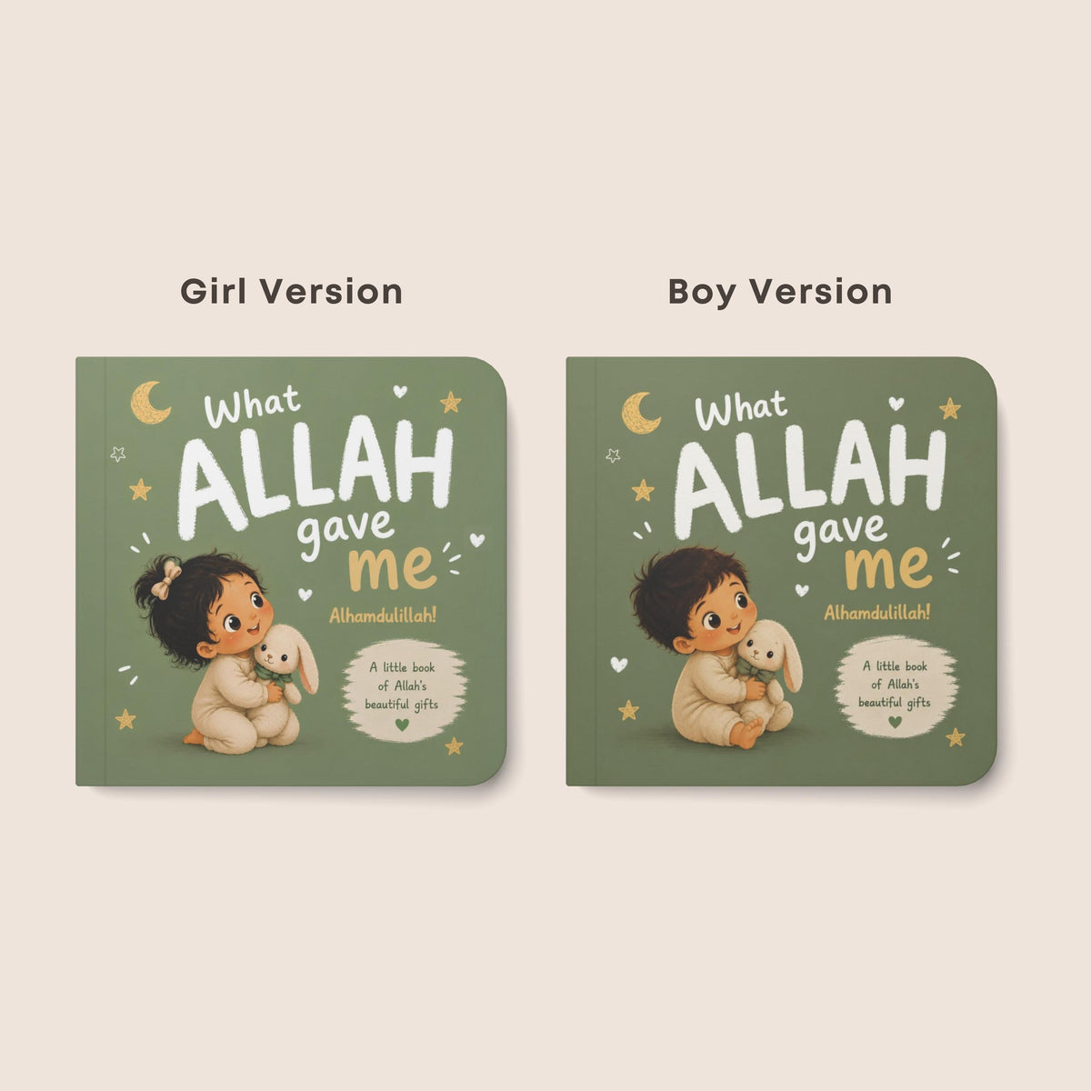 Islamic Board Book for Toddlers | Baby Blessing Gratitude Book
