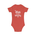 Islamic Baby Bodysuit | Allah Says I'm A Blessing, 100% Cotton Gift
