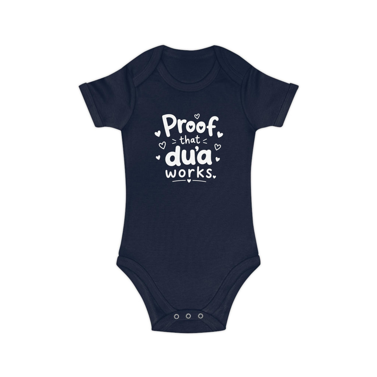 Islamic Baby Bodysuit | Proof Dua Works, Organic Cotton Newborn Gift