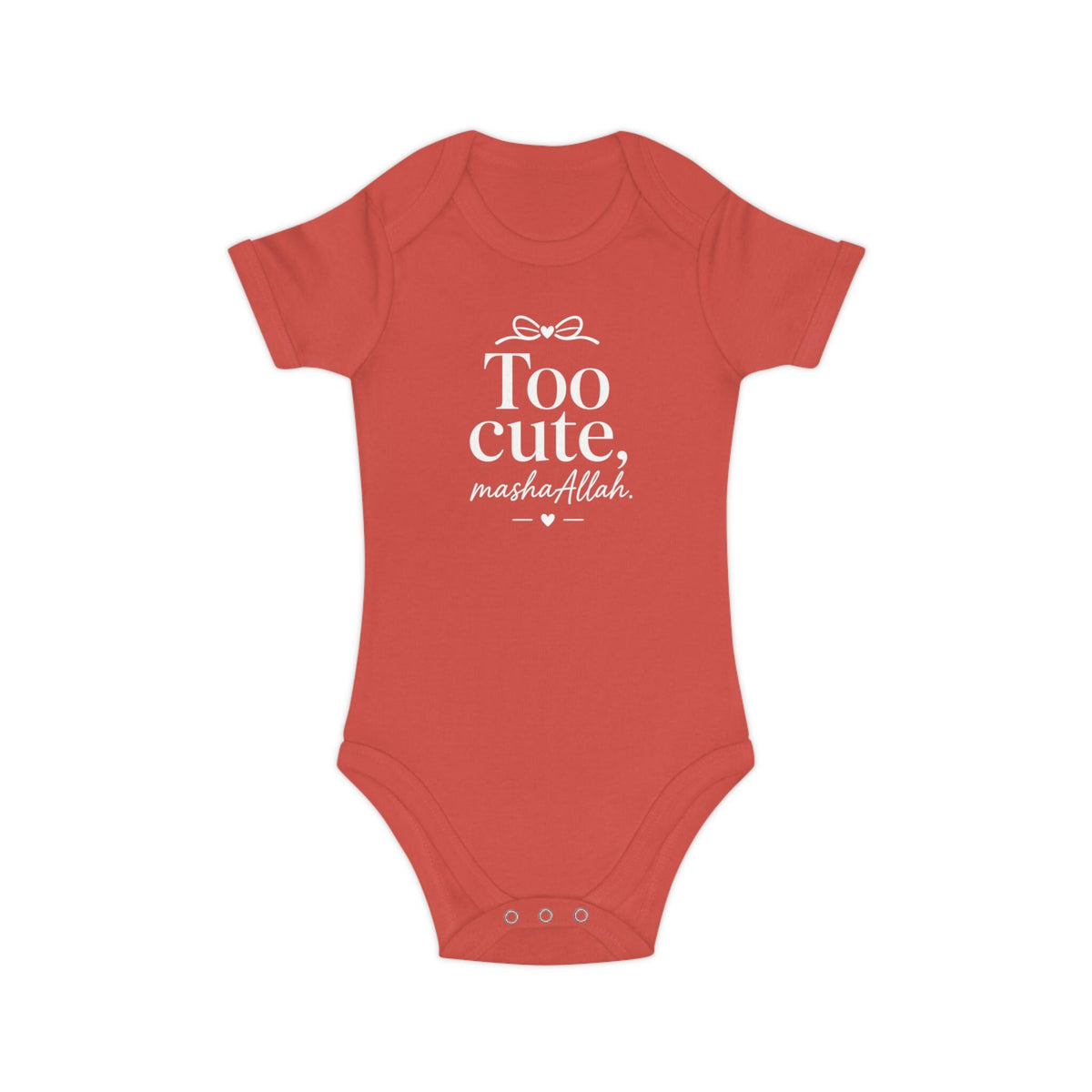 Muslim Baby Girl Onesie | MashaAllah Cotton Bodysuit, Islamic Gift
