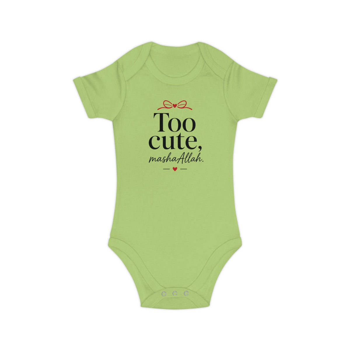 Muslim Baby Girl Onesie | MashaAllah Cotton Bodysuit, Islamic Gift