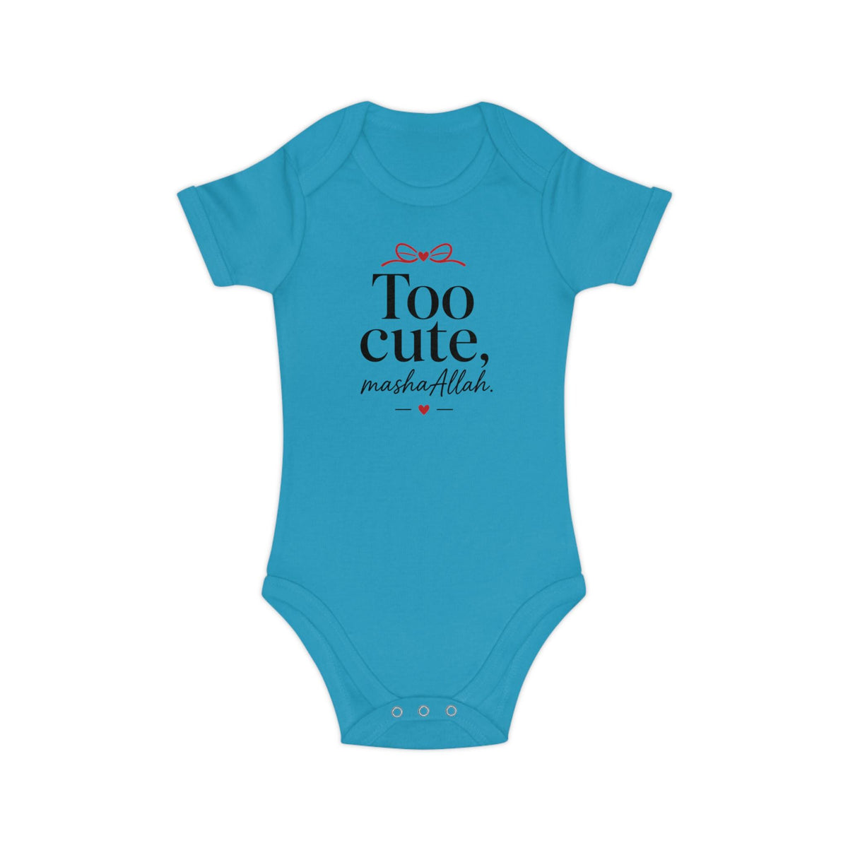 Muslim Baby Girl Onesie | MashaAllah Cotton Bodysuit, Islamic Gift