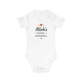 Muslim Baby Bodysuit | Allah's Little Masterpiece, 100% Cotton Islamic Gift