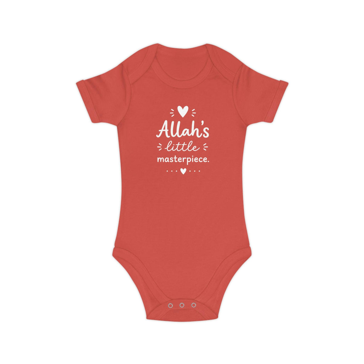 Muslim Baby Bodysuit | Allah's Little Masterpiece, 100% Cotton Islamic Gift