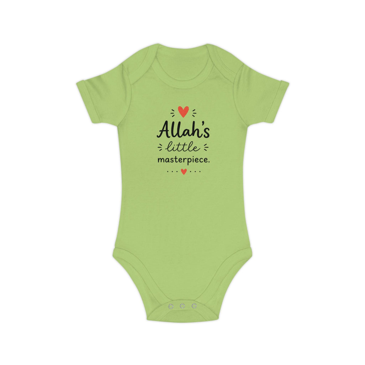 Muslim Baby Bodysuit | Allah's Little Masterpiece, 100% Cotton Islamic Gift