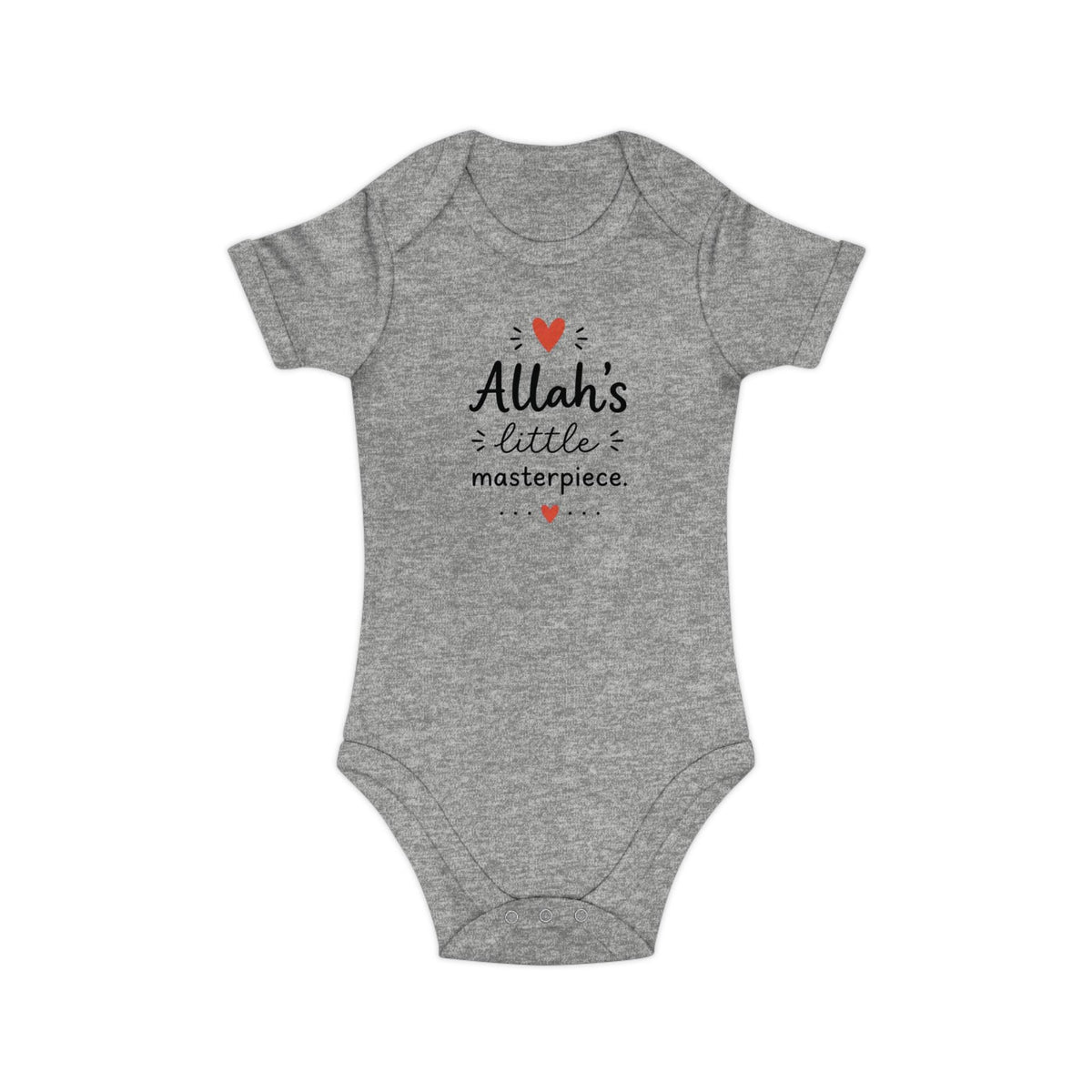 Muslim Baby Bodysuit | Allah's Little Masterpiece, 100% Cotton Islamic Gift