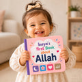 Custom Islamic Board Book - Baby's First Book About Allah, Muslim Keepsake