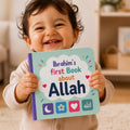 Custom Islamic Board Book - Baby's First Book About Allah, Muslim Keepsake