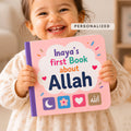 Personalized Islamic Board Book for Girls - First Book About Allah