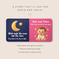 Custom Islamic Board Book - Baby's First Book About Allah, Muslim Keepsake