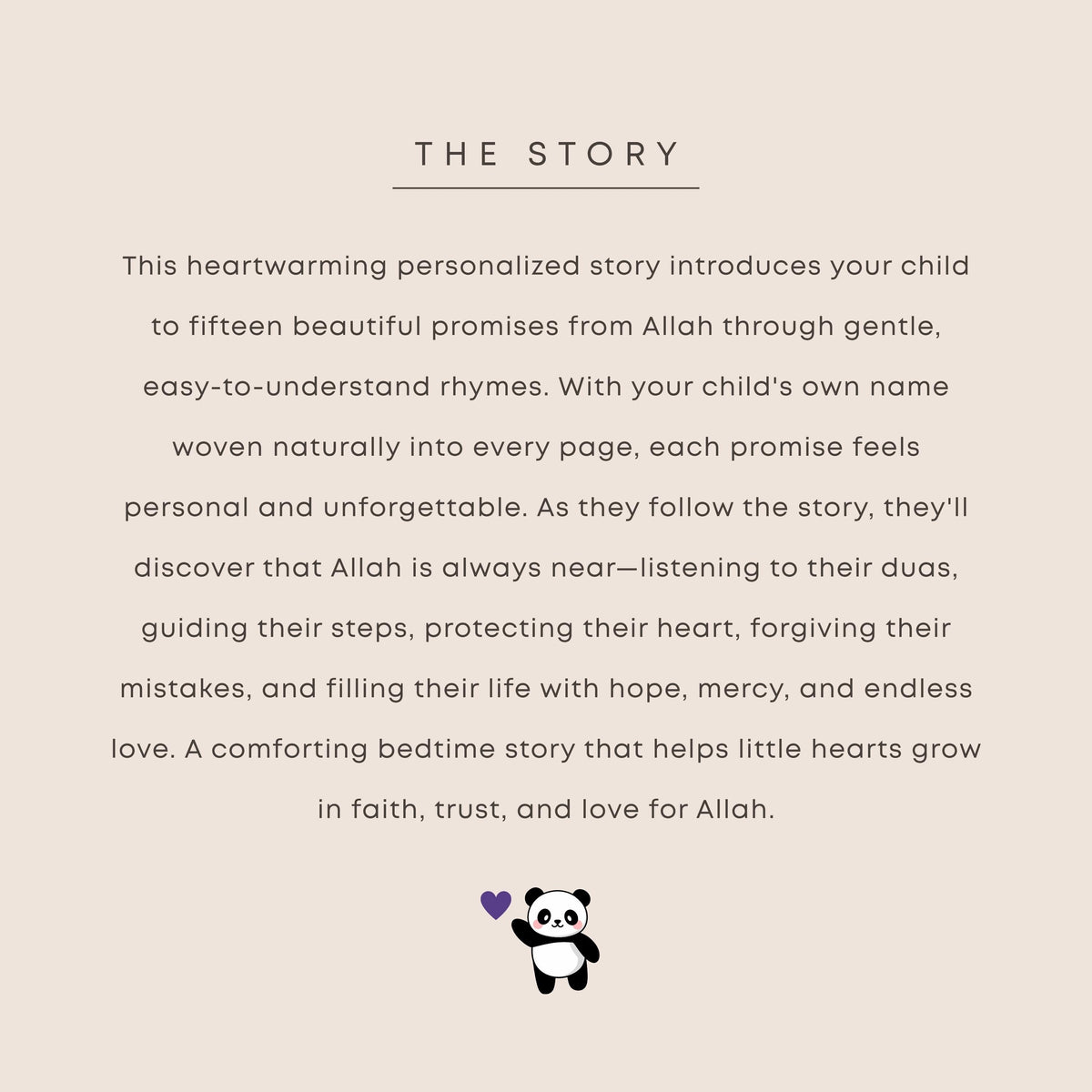 Personalized Islamic Toddler Book | Allah's 15 Promises Storybook (Physical Book + Digital Bonus)
