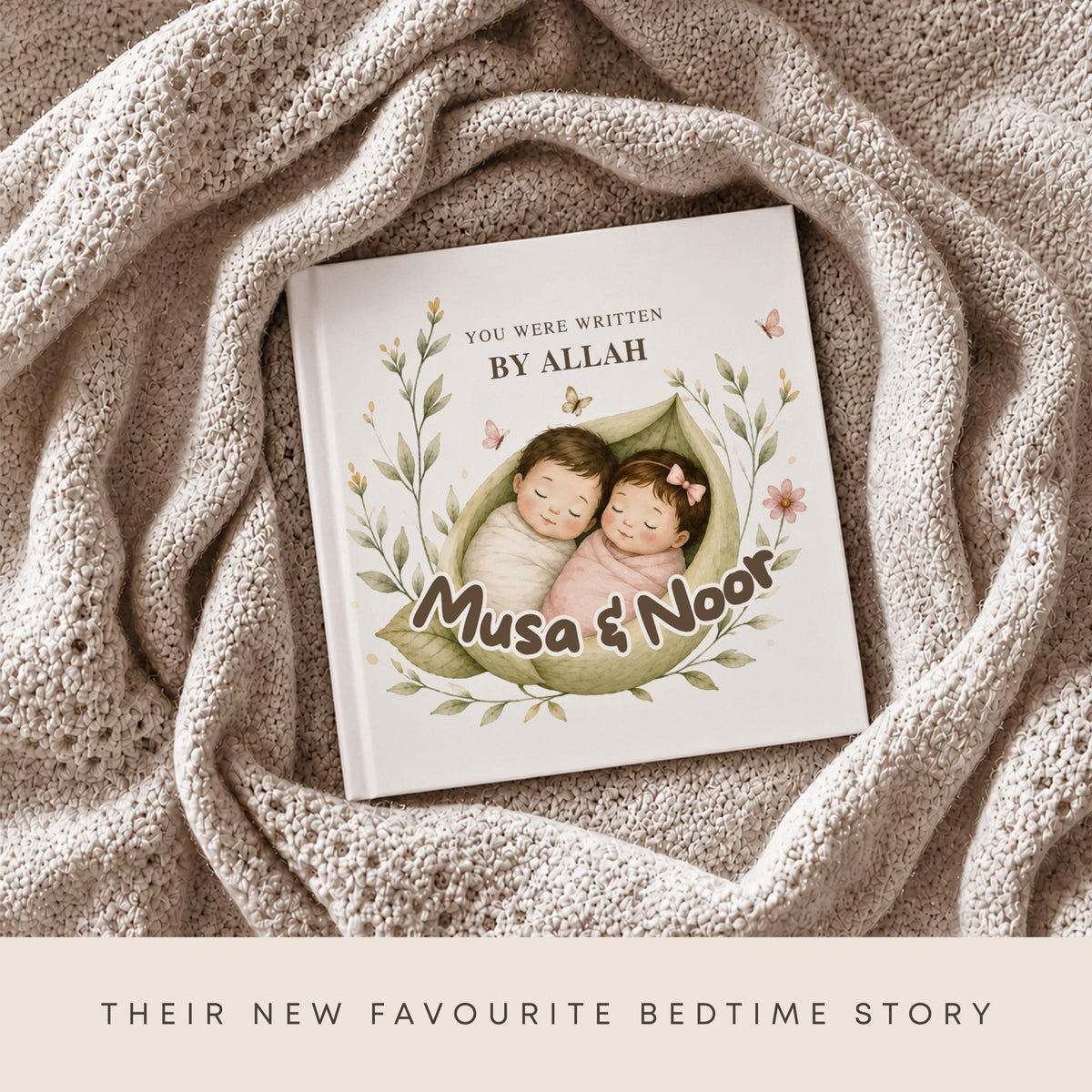 Personalized Islamic Siblings Book | Eid Gifts | Custom Story for Twins | Muslim Baby Gift | Aqiqah