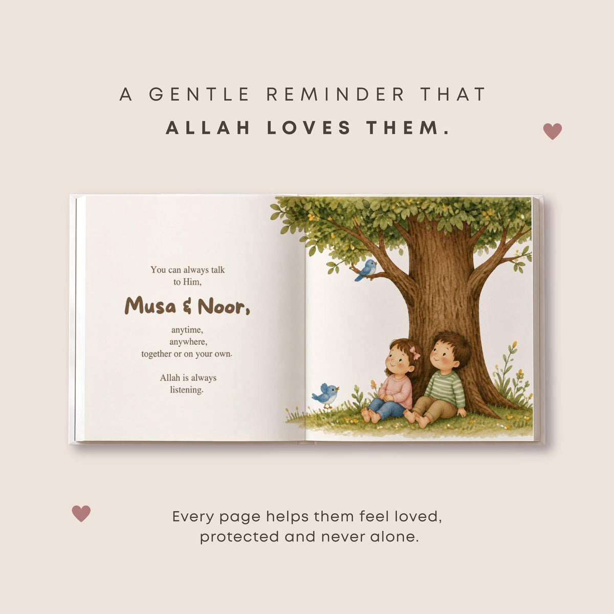 Personalized Islamic Siblings Book | Eid Gifts | Custom Story for Twins | Muslim Baby Gift | Aqiqah