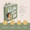 Aqiqah gift - Personalized First Book for Girls | Personalized Board Book | Custom Muslim Baby Gift | Islamic one year old birthday gift