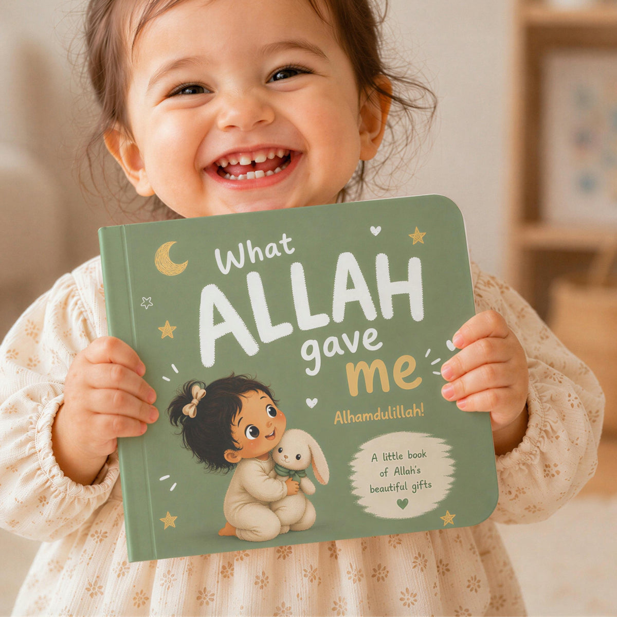 Islamic Board Book for Toddlers | Baby Blessing Gratitude Book