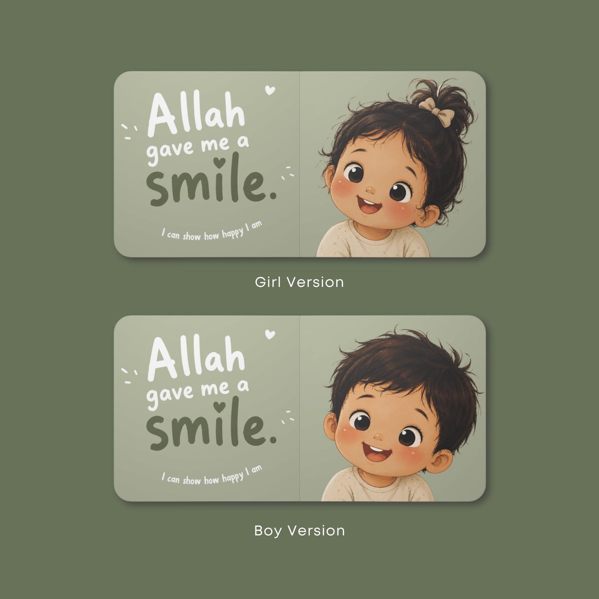 Islamic Board Book for Toddlers | Baby Blessing Gratitude Book