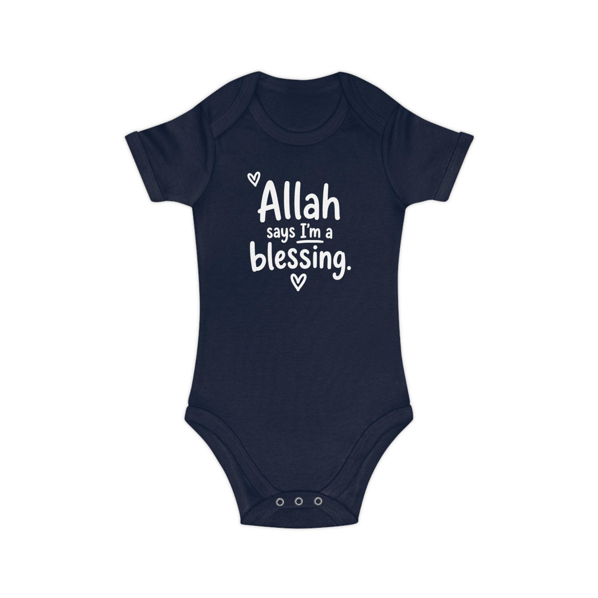 Islamic Baby Bodysuit | Allah Says I'm A Blessing, 100% Cotton Gift