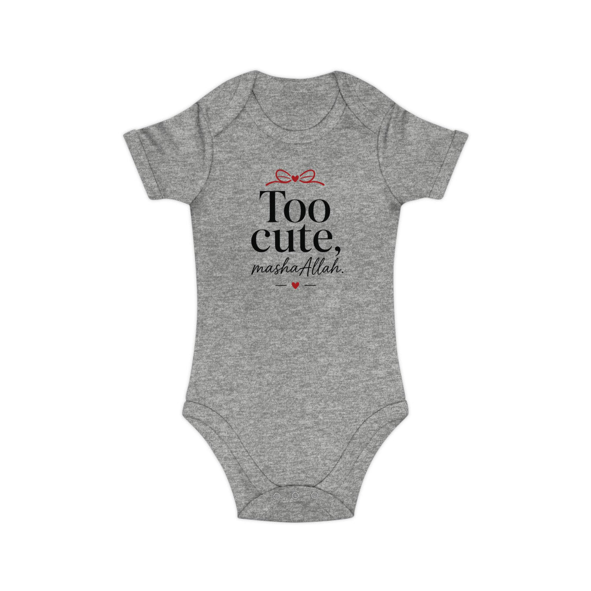 Muslim Baby Girl Onesie | MashaAllah Cotton Bodysuit, Islamic Gift