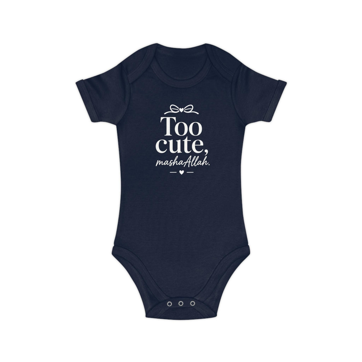 Muslim Baby Girl Onesie | MashaAllah Cotton Bodysuit, Islamic Gift