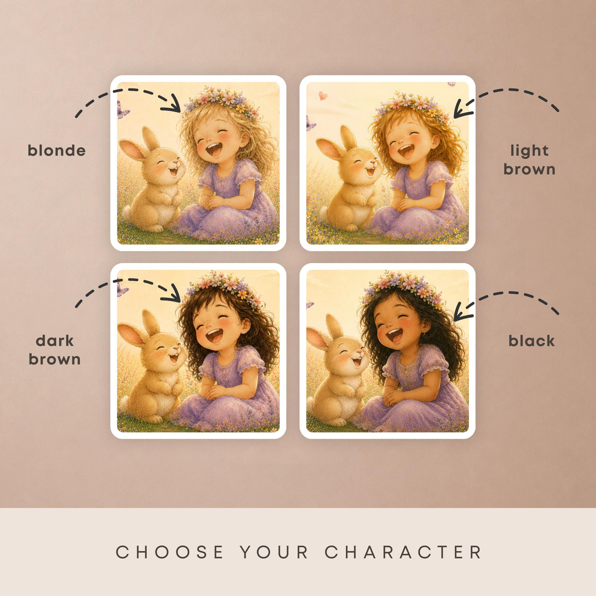 Unique personalized Story book gift for Girls - Customized bedtime story | Gift from Allah | Newborn Keepsake | Eid Gift Girls