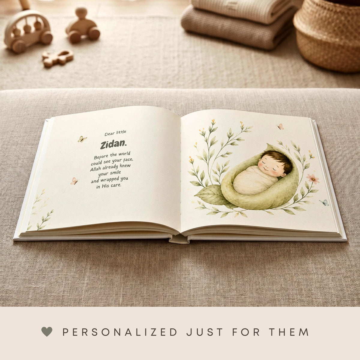 Special Islamic Gift for Kids | Personalized Islam Children Book | Muslim Eid Present | Aqiqah Keepsake