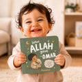 Aqiqah gift - Personalized First Book for Boys | Personalized Board Book | Custom Muslim Baby Gift | Islamic one year old birthday gift