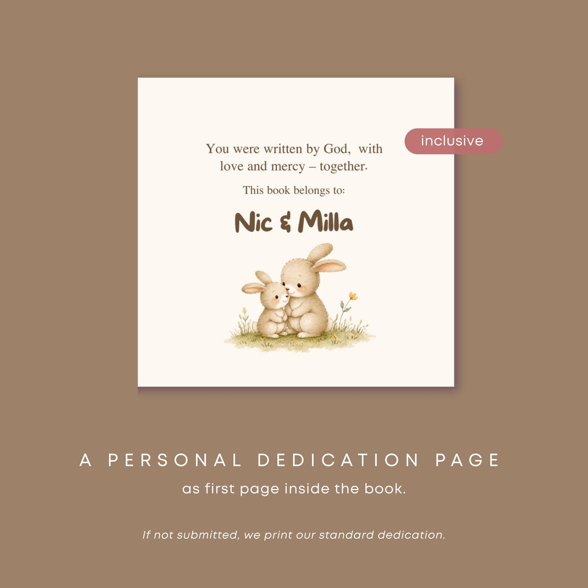 Personalized Sibling Storybook | Baptism Gift for Boys, Girls, Twins
