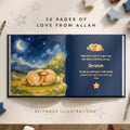 Unique islamic Bedtime Story - personalized Aqiqah gift - children's book Muslim