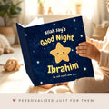 Personalized Islamic Gift - Muslim Bedtime Story Book - custom Arabic Baby Present for Eid, Aqiqah