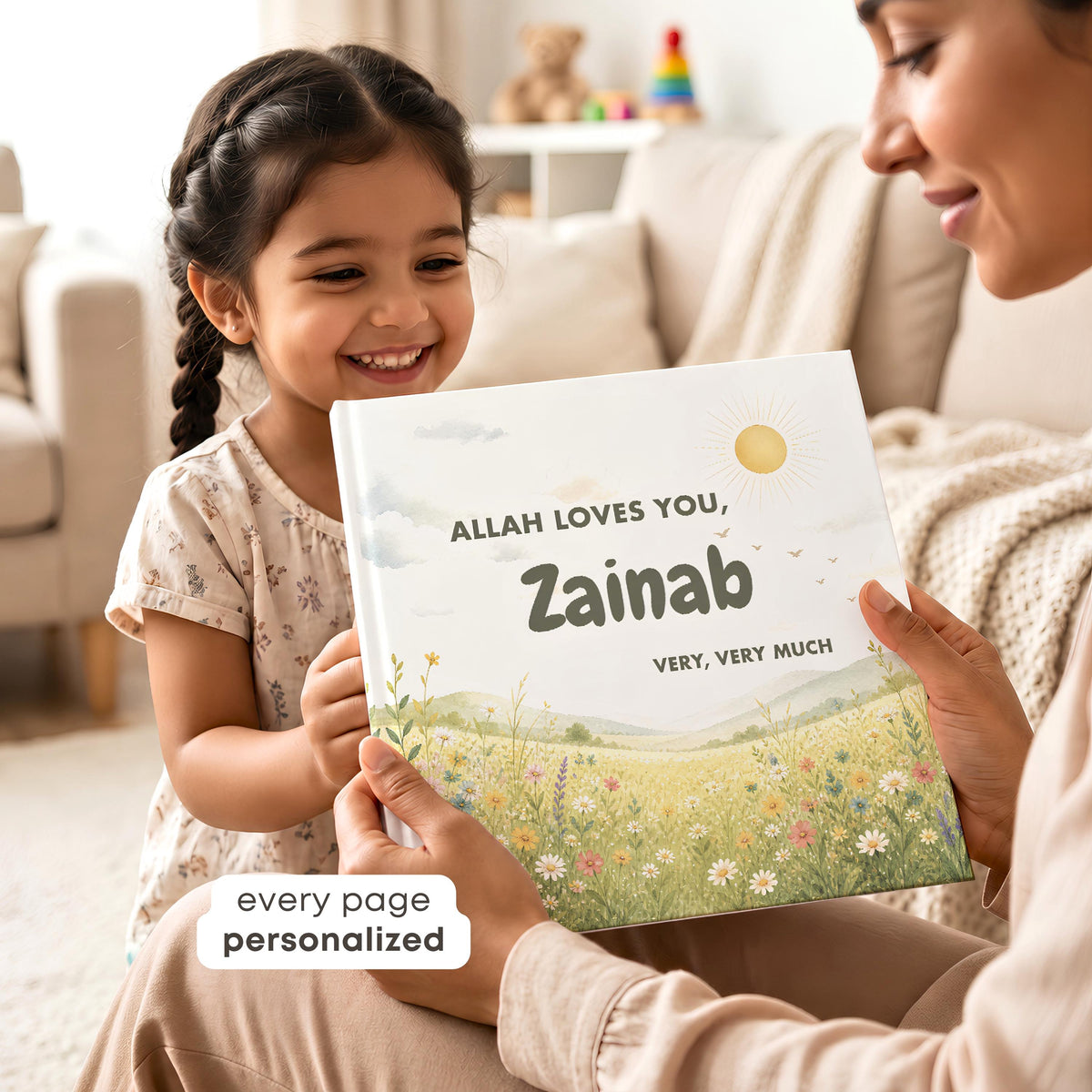 Religious baby gift | Personalized Islamic Baby Storybook - Muslim Baby Gift | First Year Baby Book | Islamic Baby Gifts for Eid