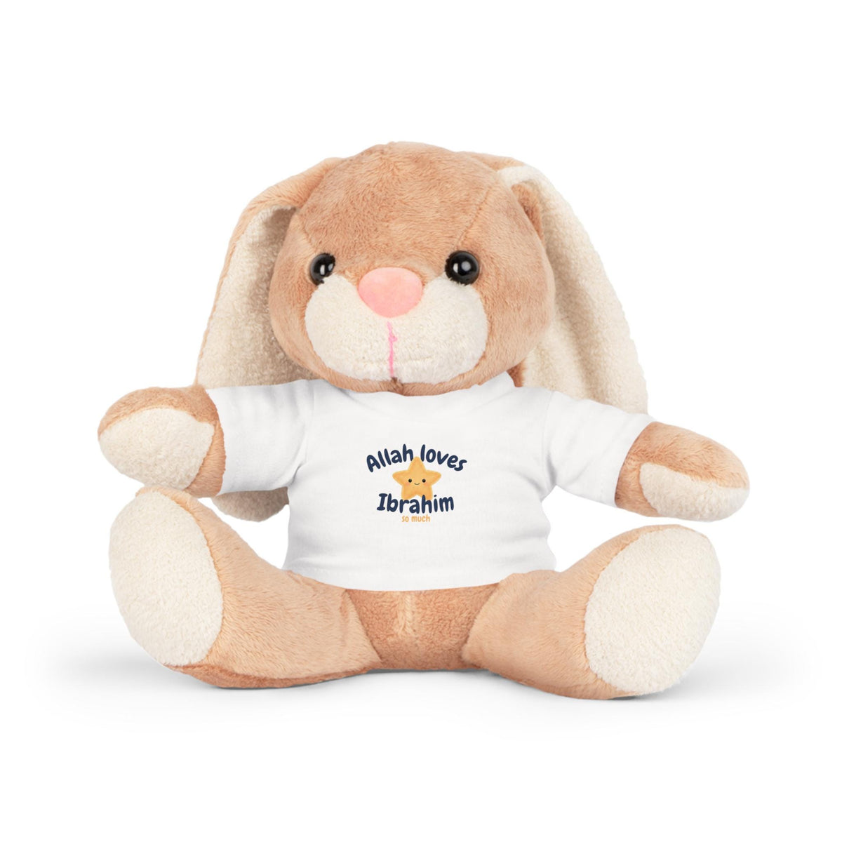 Personalized Islamic Teddy Bear | Muslim Baby Gift | Allah Loves You Plush Toy | Aqiqah Gift | Eid Gift for Baby | Islamic Newborn Keepsake