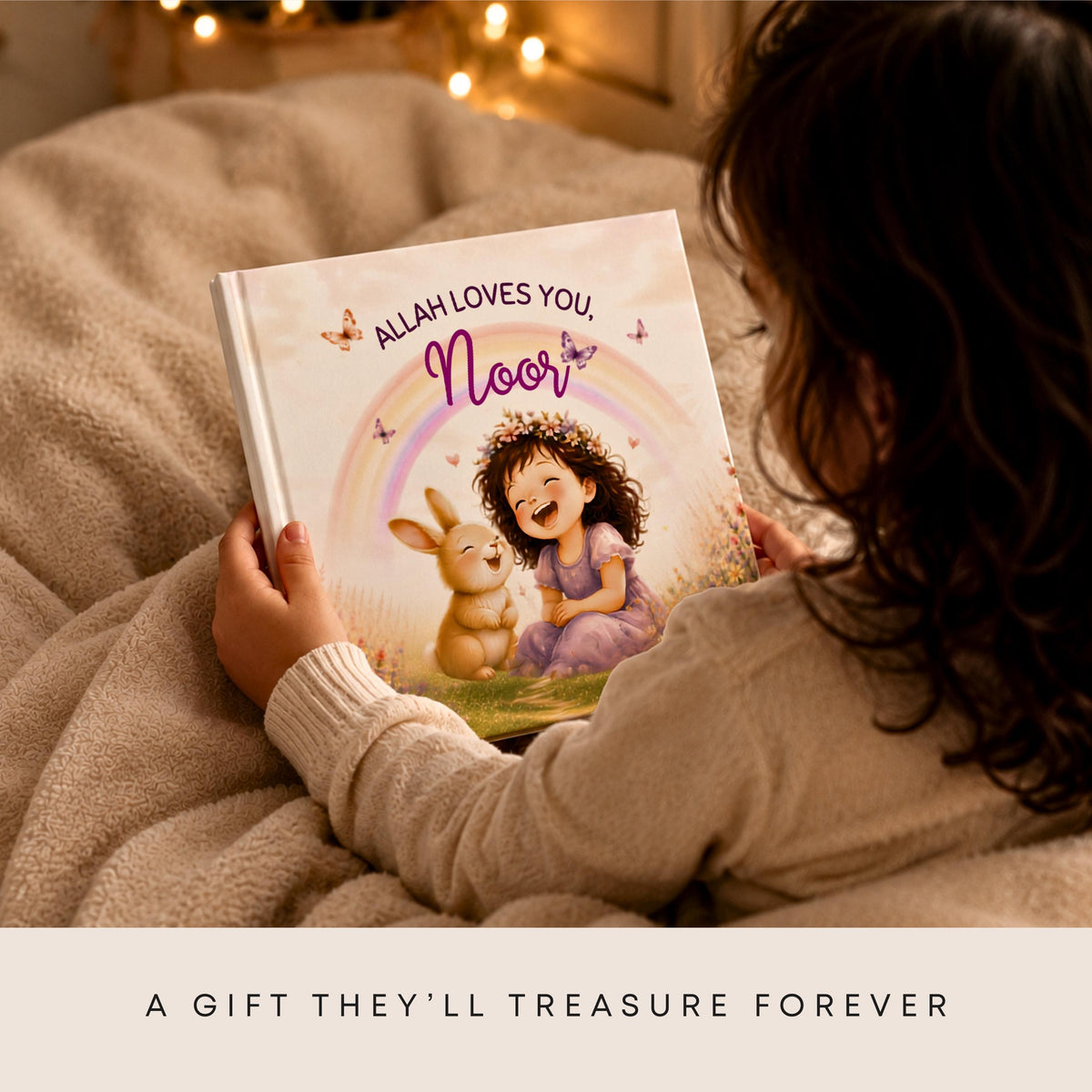 Unique personalized Story book gift for Girls - Customized bedtime story | Gift from Allah | Newborn Keepsake | Eid Gift Girls