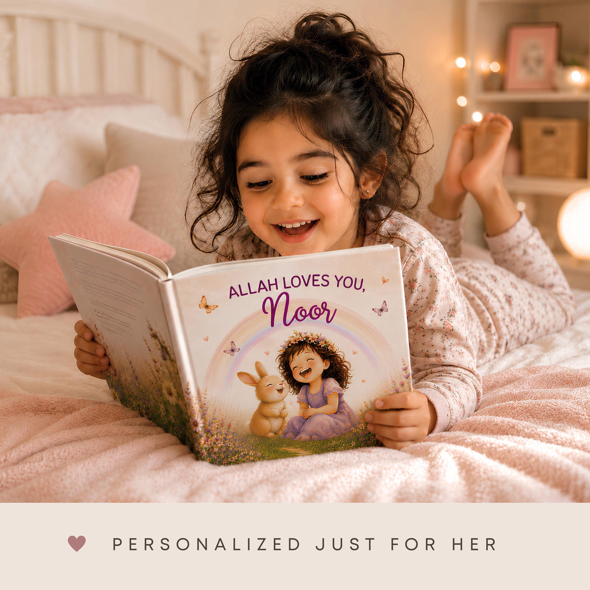 Unique personalized Story book gift for Girls - Customized bedtime story | Gift from Allah | Newborn Keepsake | Eid Gift Girls