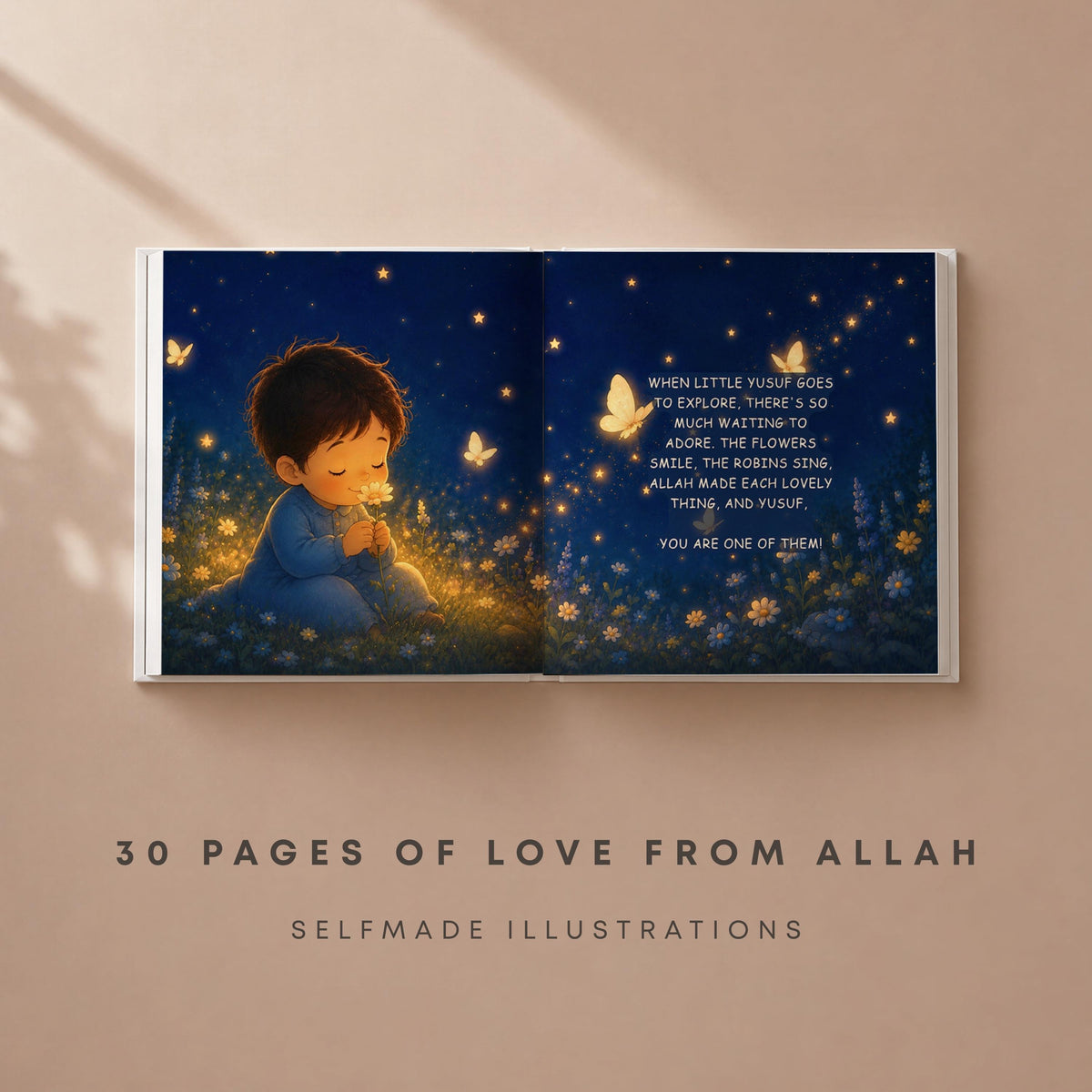 Customized Islamic Story books for Boys | Rhyming Bedtime Tale | Allah Keepsake | Eid Gift for Boys