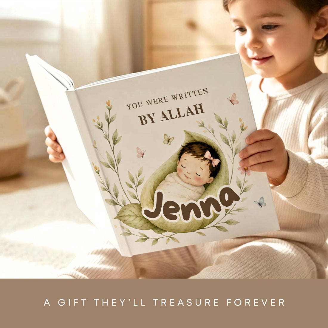 Custom Storybook for Girls | personalized islamic gift | Muslim Baby Girl Gift | Islamic Gift for Baby | Eid Gift for children
