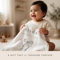 Islamic Baby Gift, Personalized Baby Blanket, Custom Muslim Name Aqiqah Favor
