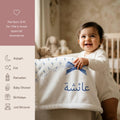 Aqiqah Gift, Personalized Baby Blanket, Custom Name Newborn Blanket