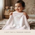 Unique Aqeeqah Muslim Baby Gift, Personalized Toddler Blanket, Custom arabic Name Girl Present