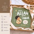Aqiqah gift - Personalized First Book for Boys | Personalized Board Book | Custom Muslim Baby Gift | Islamic one year old birthday gift