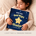 Personalized Islamic Gift - Muslim Bedtime Story Book - custom Arabic Baby Present for Eid, Aqiqah