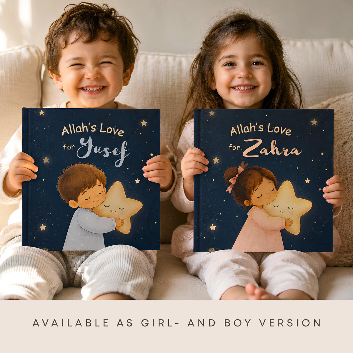 Unique Personalized Islamic Children's Story Book | Rhyming Bedtime Tale | Allah Keepsake | Eid Gift for Girls