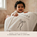 Islamic Baby Gift, Personalized Baby Blanket, Custom Muslim Name Aqiqah Favor
