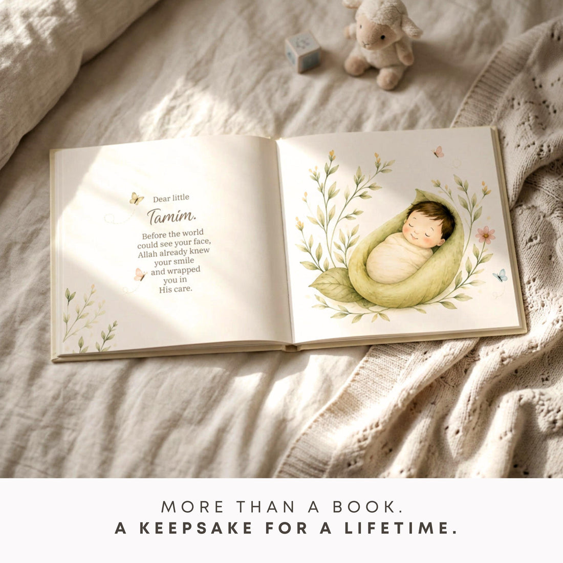 Aqiqah boy gift - Personalized Muslim Kid's Book - Custom Islamic Storybook for Boys, Aqeeqah Keepsake
