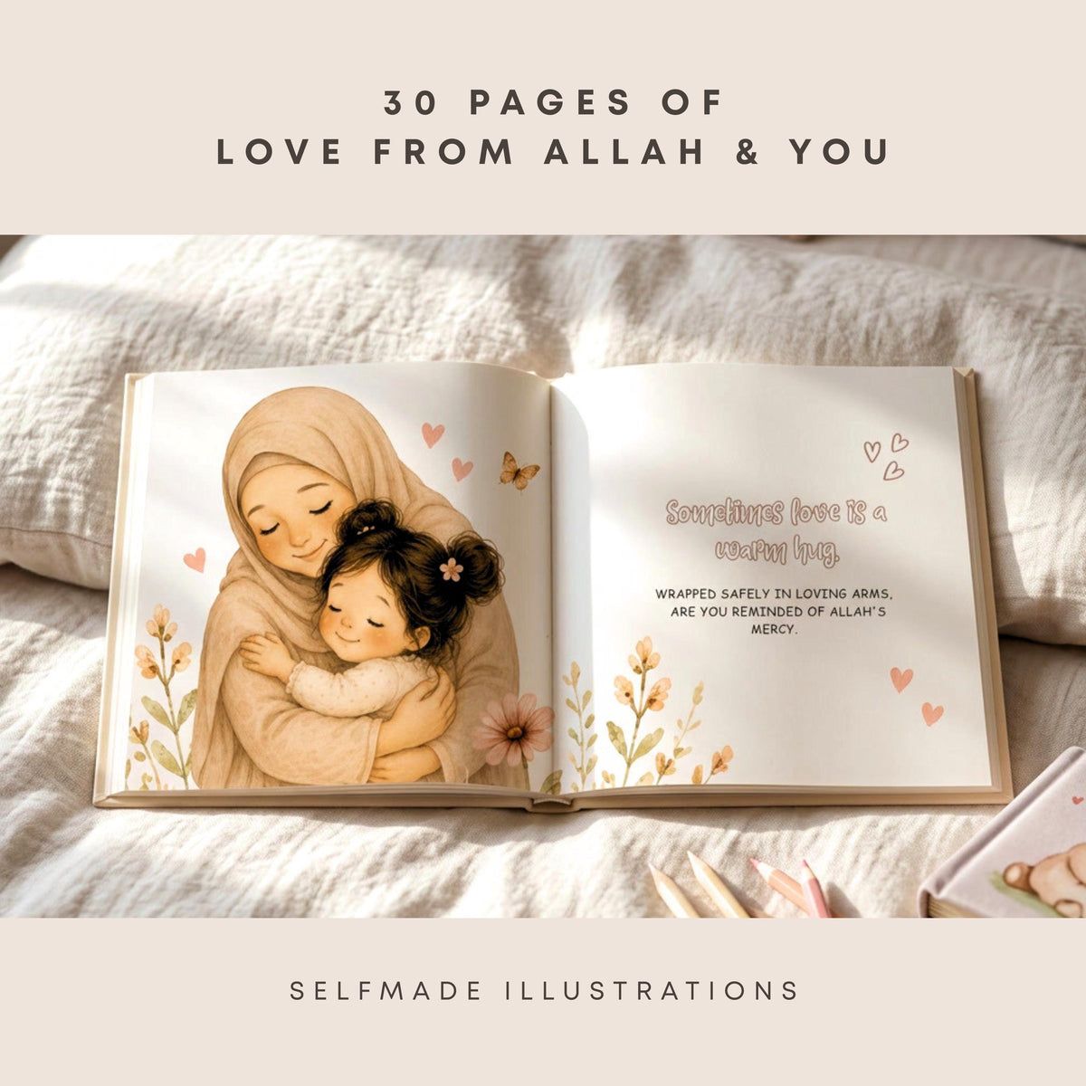 Muslim Islamic Book for Girls - Personalized Bedtime Memory Storybook - Unique Eid Gift