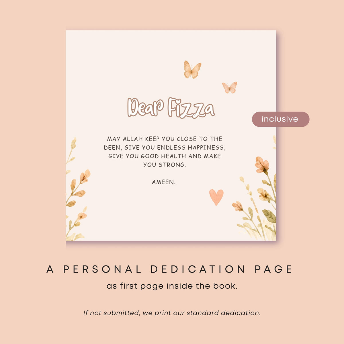 Muslim Islamic Book for Girls - Personalized Bedtime Memory Storybook - Unique Eid Gift